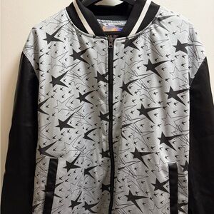 Seven7 (NY boutique brand) Star Bomber varsity Jacket - 100% NEW (no tags)